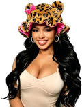 Satin Lined Sleep Bonnet for Women, Teddy Plush Hair Bonnet, Silk Wrap for Curly & Braided Hair, Anti-Frizz Night Cap by Etcial