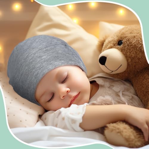 6 Pcs Satin Lined Baby Beanie Newborn - Image 6