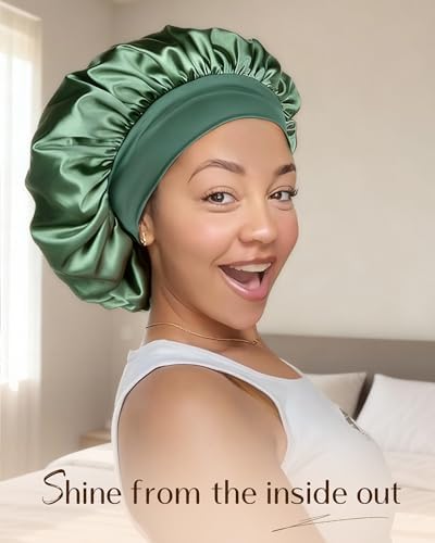 YANIBEST Hair Bonnet for Sleeping Women, Smooth Comfortable for Hair Care - Image 5