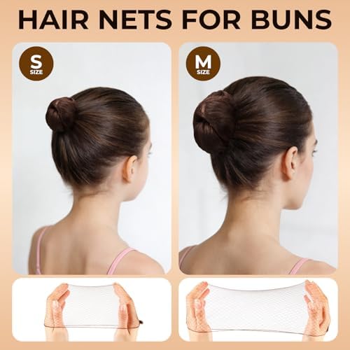 YGDZ 200 PCS Hair Bun Maker Set, 4 Pcs Hair Donuts, 10 Pcs Brown Hair Nets for Buns, 80 Pcs Bobby Pins for Women, Girls, Elastic Ties, Dance Hair Accessories, Ballet Bun Kit, Brown - Image 5
