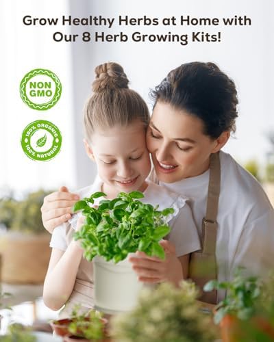 Unique Gift for Women, Mom, Friend – 8 Herb Indoor Window Garden Kit - Image 5