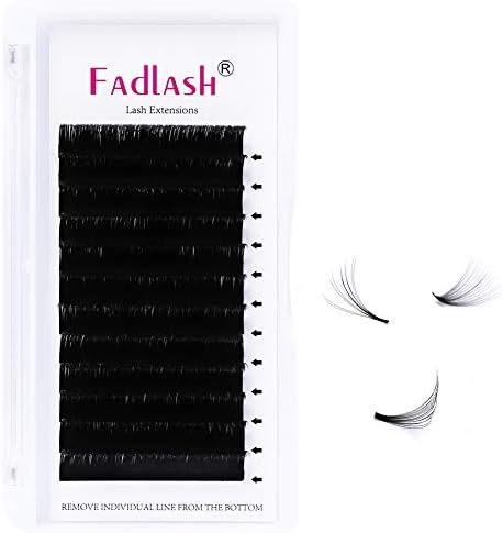 Eyelash Extension Supplies D Curl 0.07 16mm Faux Mink Self Fan Lash Extensions Semi Permanent Volume Lashes Extension Supplies (0.07-D, 16mm) - Image 6
