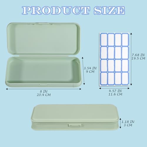 4PCS Plastic Personal Storage Box for Nail, Implement Box (B-multicolor) - Image 3