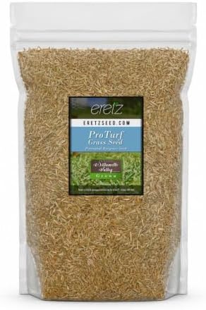 ProTurf Perennial Ryegrass Fine Lawn Seed by Eretz (3lb) - Choose Size! Premium Willamette Valley, Oregon Grown Grass Seed by Eretz