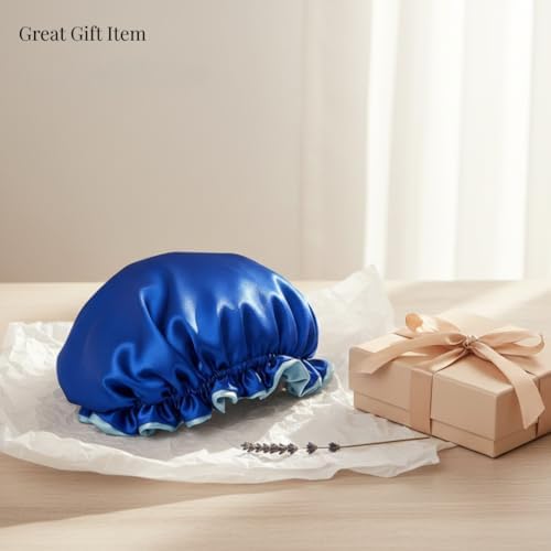 Silk Satin Hair Bonnet for Sleeping Reversible - Image 4