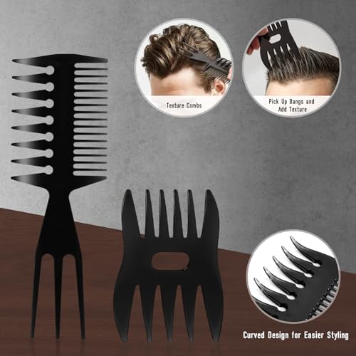 Mens Hair Brush and Beard Brush Set,Boar Bristle Beard Brush Set - Image 5