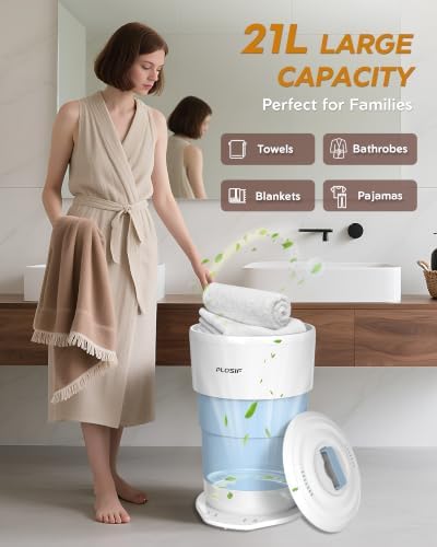 Foldable Towel Warmer for Bathroom, 21L Dual-Fan Fast Heating Towel Heater - Image 6