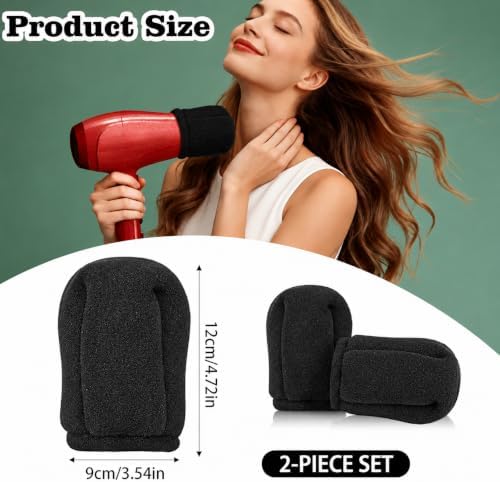 2 Pack Hot Sock Diffuser for Hair Dryer, Travel Diffuser Sock - Image 2