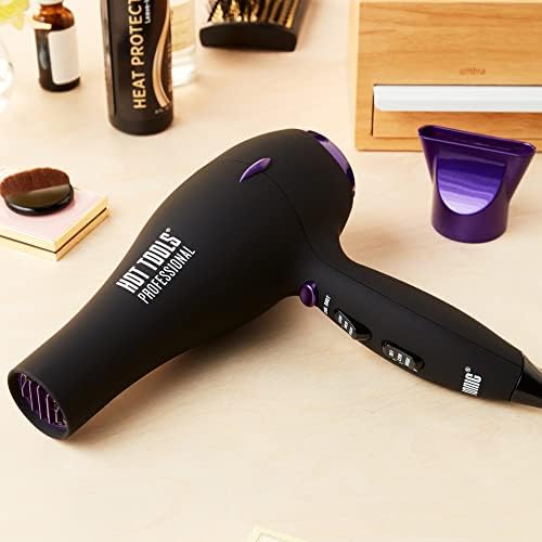 Hot Tools Pro Artist Tourmaline 2000 Turbo 1875 Watt Hair Dryer, Black - Image 6