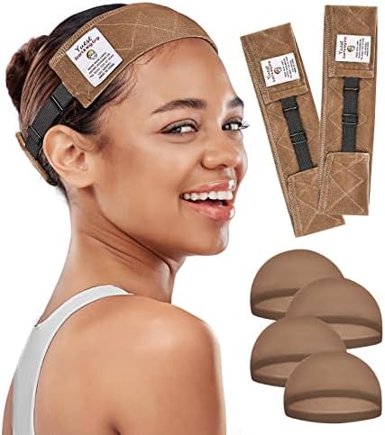 Wig Grip Bands - No Slip Velvet Headband for Keeping Wigs in Place - 2 Pcs by Yuest