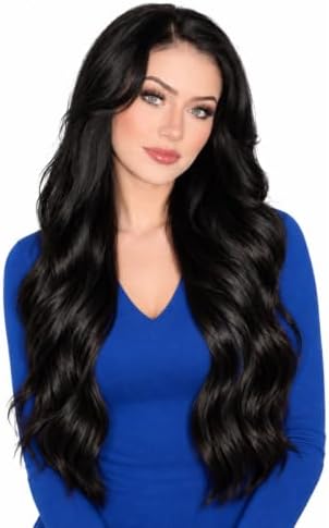 Full Shine Genius Weft Hair Extensions Human Hair 22 Inch 60G by FullShine