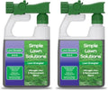 Commercial Grade Lawn Fertilizer with Iron- Liquid Fertilizer Spray- Nitrogen and Iron for Deeper Green Turf- Any Grass Type - Simple Lawn Solutions - Lawn Energizer - 32 Ounce (Pack of 2) by SimpleLawnSolutions