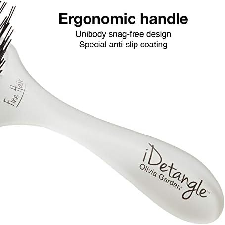 Olivia Garden iDetangle Brush for Wet and Dry Hair - Detangler Brush for Women and Men - Adjusts Tension by Hair Type - For Curly, Wavy or Straight - Flexible Vented Head - Image 6