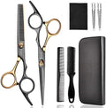 Hair Cutting Scissors Kit, Fcysy Professional Barber Shears Set with Hair Scissors Thinning Shears, Tijeras para Cortar Cabello Haircutting Sheers Hair Cut Blending Salon Scissor for Men Women Pet by Fcysy