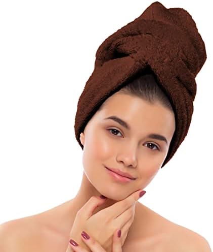 Eurow Microfiber Salon Towels – Bleachproof, Ultra Absorbent & Quick Drying – Soft, Lightweight & Durable for Hair Styling, Beauty, Barber & Spa Use, 16 x 29 Inches, 10-Pack, Brown - Image 2