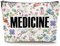 Medicine Makeup Bag Gifts for Women Nurse, medicine bag for traveling by Unknown