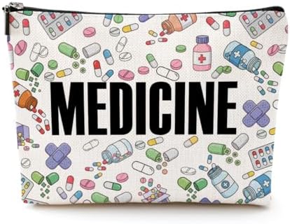 Medicine Makeup Bag Gifts for Women Nurse, medicine bag for traveling by Unknown
