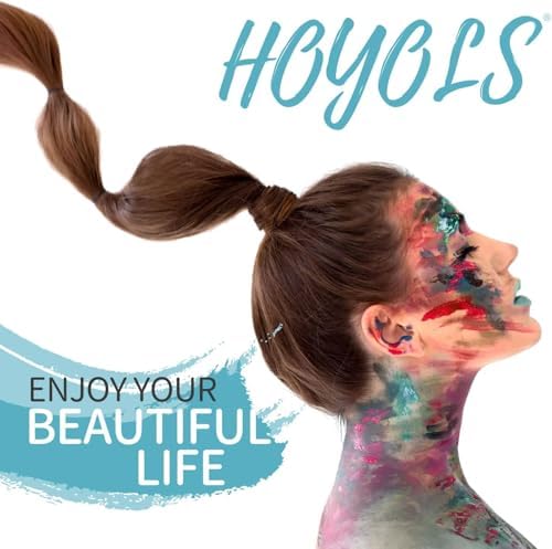 HOYOLS Brown Elastic Hair Ties, 1500 Pcs Mini Rubber Bands - Image 7