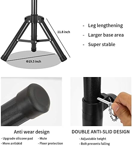 AliLeader 55 Inch Heavy Duty Wig Stand Tripod with Tray (Mannequin Head Not Included) - Image 4