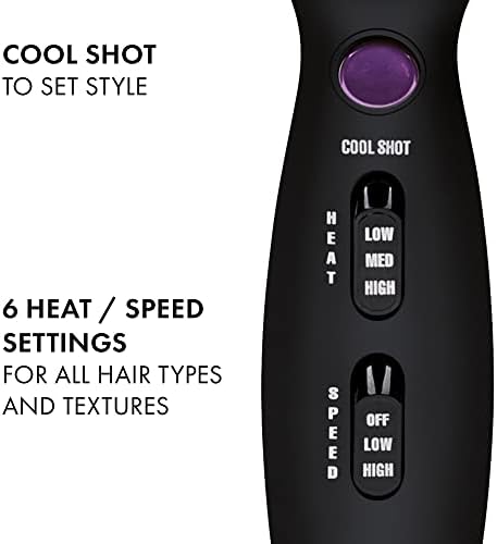 Hot Tools Pro Artist Tourmaline 2000 Turbo 1875 Watt Hair Dryer, Black - Image 3
