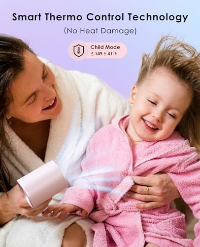 OSOU Hair Dryer with Diffuser for Curly Hair, Negative Ionic Hairdryer, High-Speed Blow Dryer with 110, 000 RPM Brushless Motor, Fast Drying Lightweight Travel Hairdryer, Low Noise Quiet Hair Dryers - Image 5
