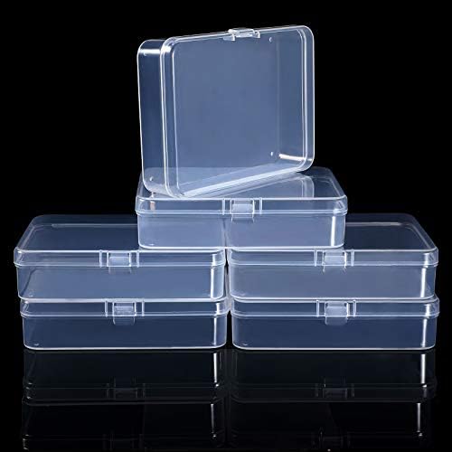 Jetec 18 Pieces Small Clear Plastic Storage Box, 4.5 x 3.3 x 1.2 Inch - Image 3