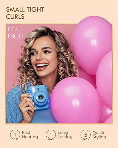 WEEYUM 1/2 Inch Small Curling Iron/Wand for Short Hair, Dual Voltage - Image 2