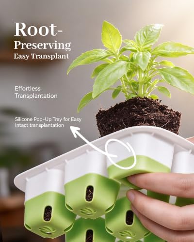 RAINPOINT 2 Pack Seed Starter Tray without Grow Light - Image 3