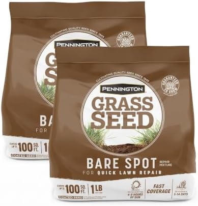 Pennington Bare Spot Repair Grass Seed Mixture - Central 1 lb (Pack of 2) by Pennington