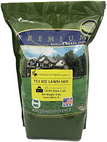 Bee Lawn Seed Mixture, 3 lb by TwinCitySeedCo