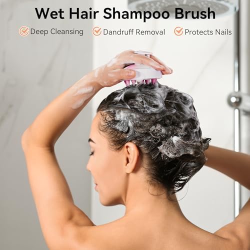 HEETA Scalp Massager Hair Growth Scrubber for Dandruff Removal Hair Care - Image 2