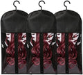 3PCS Wig Storage Hair Extensions Holder Black Color by NEYQ