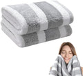 KinHwa Bathroom Hand Towels, Microfiber Face Towels, 11x20 Inch, 2 Pack by KinHwa