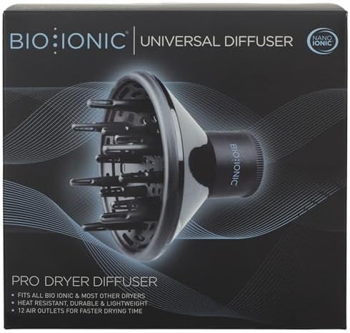 Bio Ionic Universal Diffuser - Fast-Drying Hair Dryer Attachment for Frizz Control & Shine - Fits 2.25" Blow Dryers - Professional Styling Tool for All Hair Types - Image 6