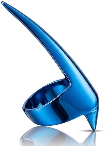 My Hair Tools Hair Parting & Sectioning Ring – Stainless Steel Finger Braiding Pick Tool for Dreadlocks, Wigs, Weaves, Hair Extensions – Quick Install Styling Tool for Salon & Home Use (Blue) by MyHairTools