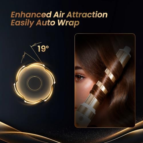 GLAMUP Dual Voltage 6-in-1 Extra Long Wrap AirCurler Hot Air Styler - Image 3