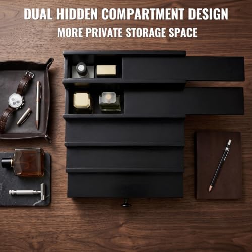 5-Tier Wooden Cologne Organizer for Men, Elegant Gift Packaging - Image 5