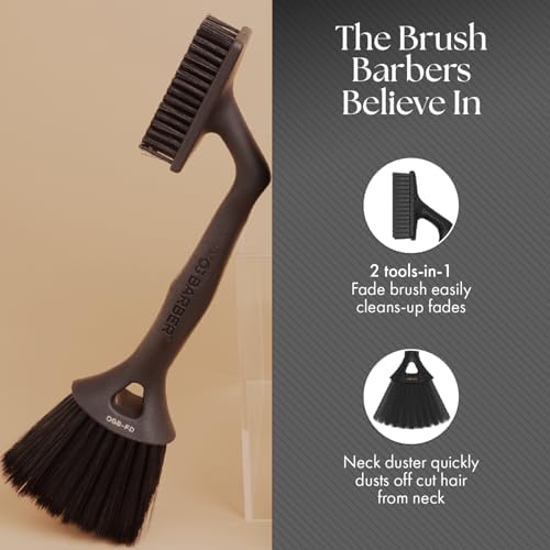 Olivia Garden Barber Wave Brush Collection – Vegan Boar & Combo Bristle Variations, Palm, Tunnel, Fade Brushes - Image 3