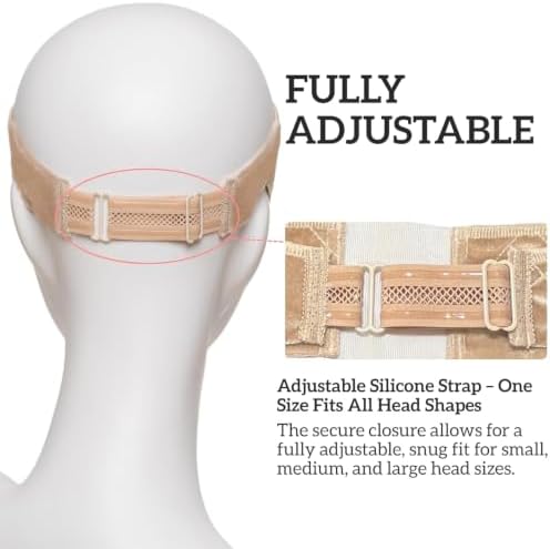 Cospack Wig Grip Band Women: Silicone Band with Lace Part & Ear Cutouts - Image 5