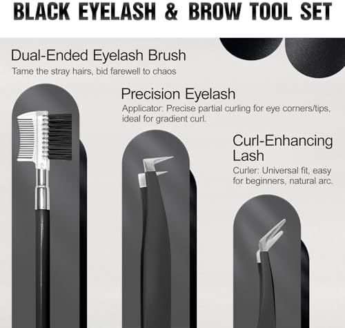 Eyebrow Kit for Men, 17 in 1 Tweezers for Women Facial Hair - Image 5