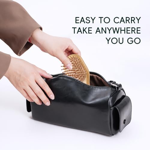 Bamboo Hair Brush – Small Scalp Massage Brush for Growth & Travel - Image 5
