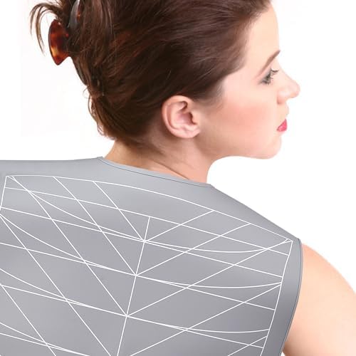 Hair Dye Collar, Salon Hairdressing Hair Cutting Collar, Styling and Hair Cutting Aids, Waterproof Silicone Neck Guard, Perfect for Home and Professional Hair Coloring (Gray) by KUNBEIEN