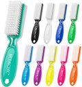 10 Pcs Handle Grip Nail Brush, NICEMOVIC Hand Fingernail Cleaner Brush Manicure Tools Scrub Cleaning Brushes Kit, Use for Toe and Nail Cleaning (Bright Colors) by NICEMOVIC
