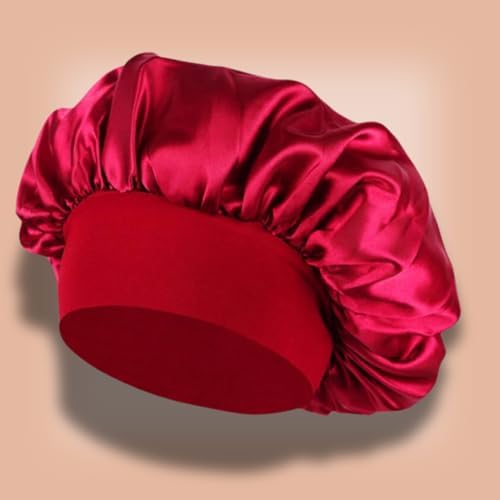 Satin Bonnet – Sleep Bonnet for Women and Men Curly Hair, Braids, and Natural Hairstyles (1pck) - Image 2