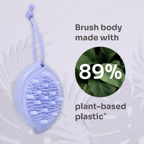 Wet Brush Go Green Scalp First Exfoliator, Lavender Oil - Rope Hook to Hang in Shower - Spa-Like Experience At Home - Exfoliate and Massage Scalp - Works On All Hair Types - Image 5