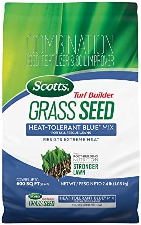 Scotts Turf Builder Grass Seed Heat-Tolerant Blue Mix, 2.4 lbs. by Unknown