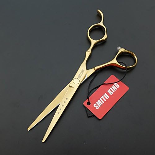 6.0 Inches Professional hair cutting thinning scissors set with razor (Gold) - Image 5