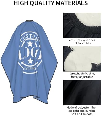Custom Barber Cape Customized Haircut Capes Logo Text Photo Salon Hairdressing Apron for Home and Barbershop - Image 6