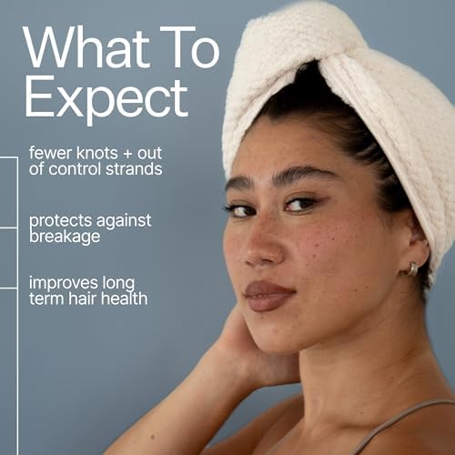 ACT+ ACRE, Microfiber Hair Towel, Reduces Frizz & Breakage - Image 2