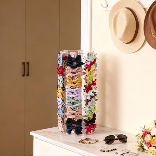 Bow Organizer for Girls - Large Capacity Hair Clip Organizer, Effortless Hair Bow Holder for Home Dresser, Perfect for Gifting, Essential Storage Solution for Girls - Image 5